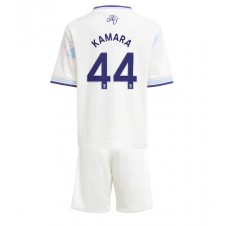 Aston Villa Boubacar Kamara #44 Tredjedraktsett Barn 2025-26 Kortermet (+ korte bukser)